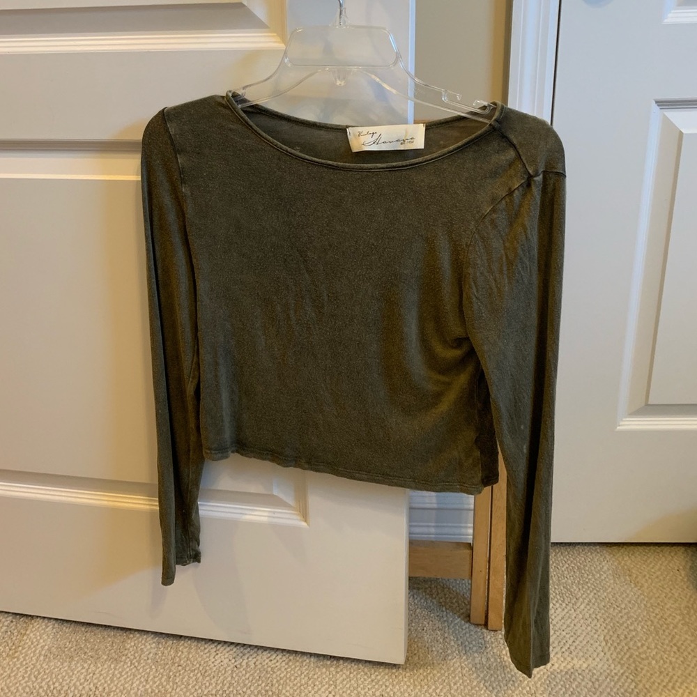 Vintage Havana Semi Cropped Top